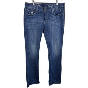 Levi's Medium Wash‎ Slight Curve Straight Leg Mid Rise Cotton Jeans Size 31 x 34